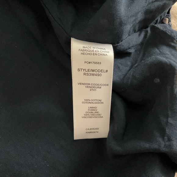 Splendid Taylor Eyelet Cotton Top.   Navy Size Small - Picture 5 of 7